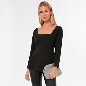 Tuckernuck Pomander Place Simone Black Top Size M